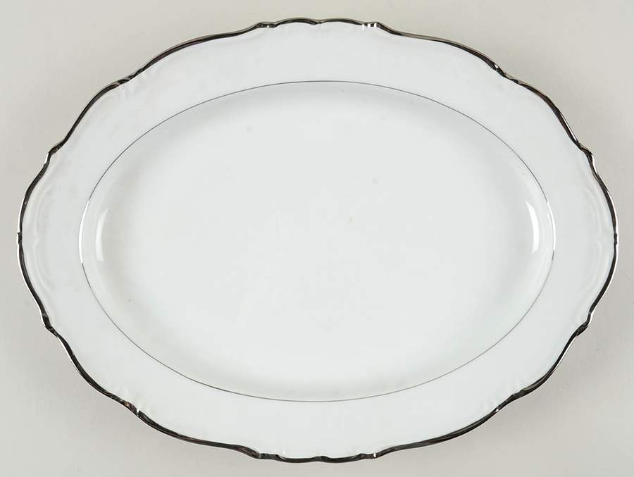 Renaissance 14" Oval Serving Platter by Gildhar-1