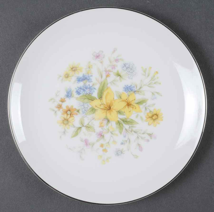 Spring Boquet Bread & Butter Plate by Gildhar-1