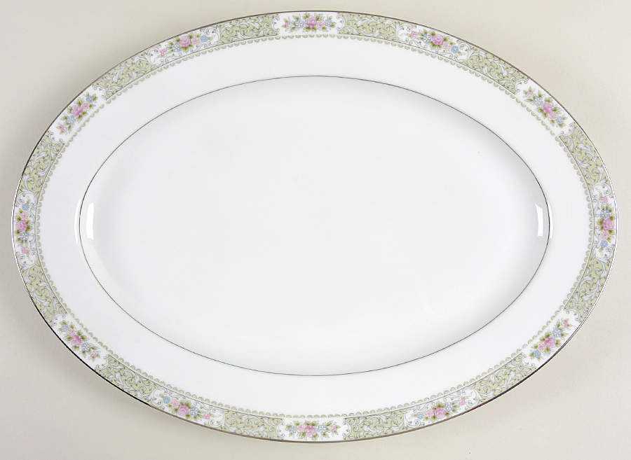 Wycliff 16" Oval Serving Platter by Gildhar-1
