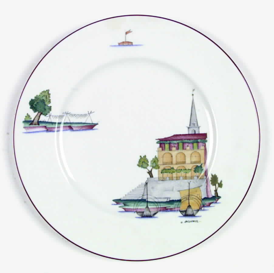 Acquarelli Dinner Plate by Ginori 1735-1