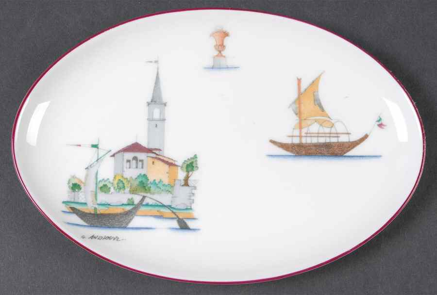 Acquarelli Pickle Dish by Ginori 1735-1