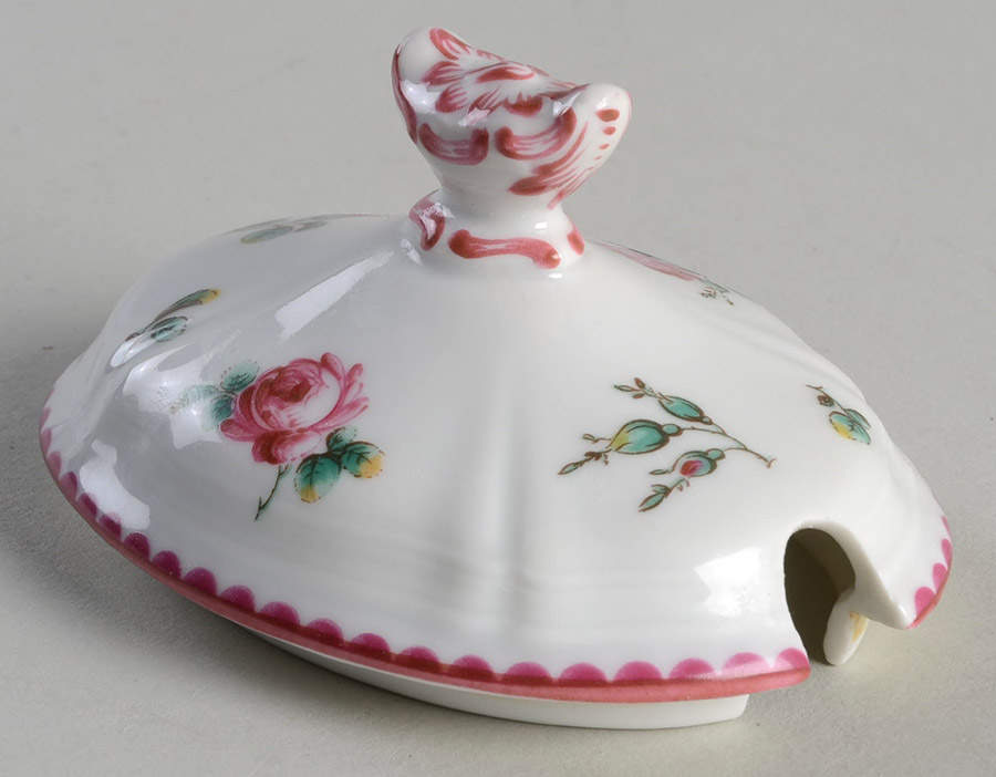 Amalfi Lid for Mustard with Attached Underplate by Ginori 1735-1