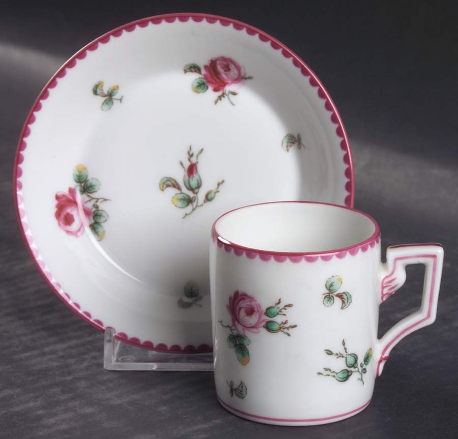 Amalfi Flat Demitasse Cup & Saucer Set by Ginori 1735-1