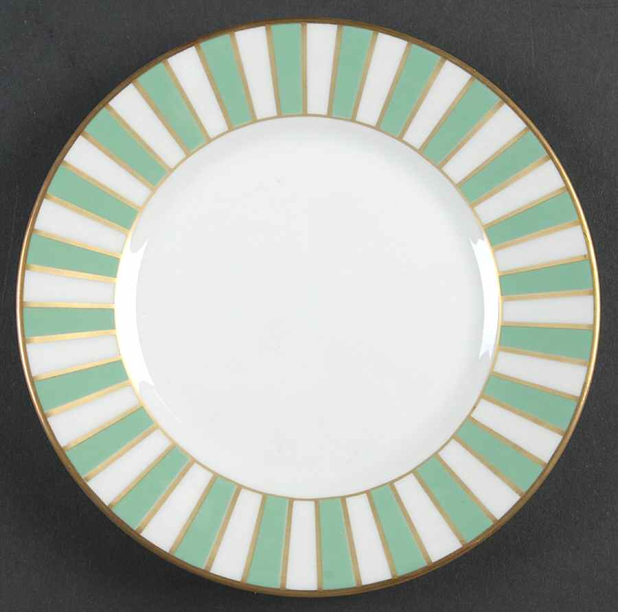 Amadeus Green Bread & Butter Plate by Ginori 1735-1