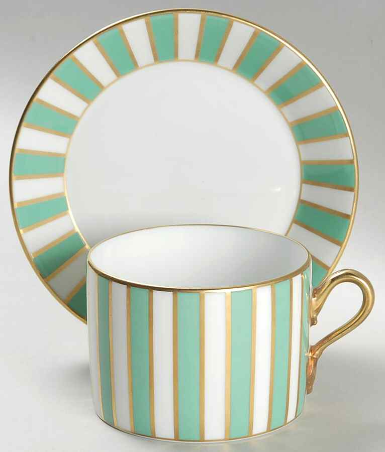 Amadeus Green Breakfast Cup & Saucer Set by Ginori 1735-1