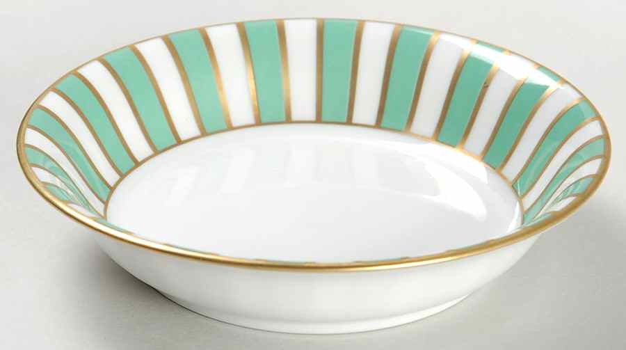 Amadeus Green Fruit/Dessert (Sauce) Bowl by Ginori 1735-1