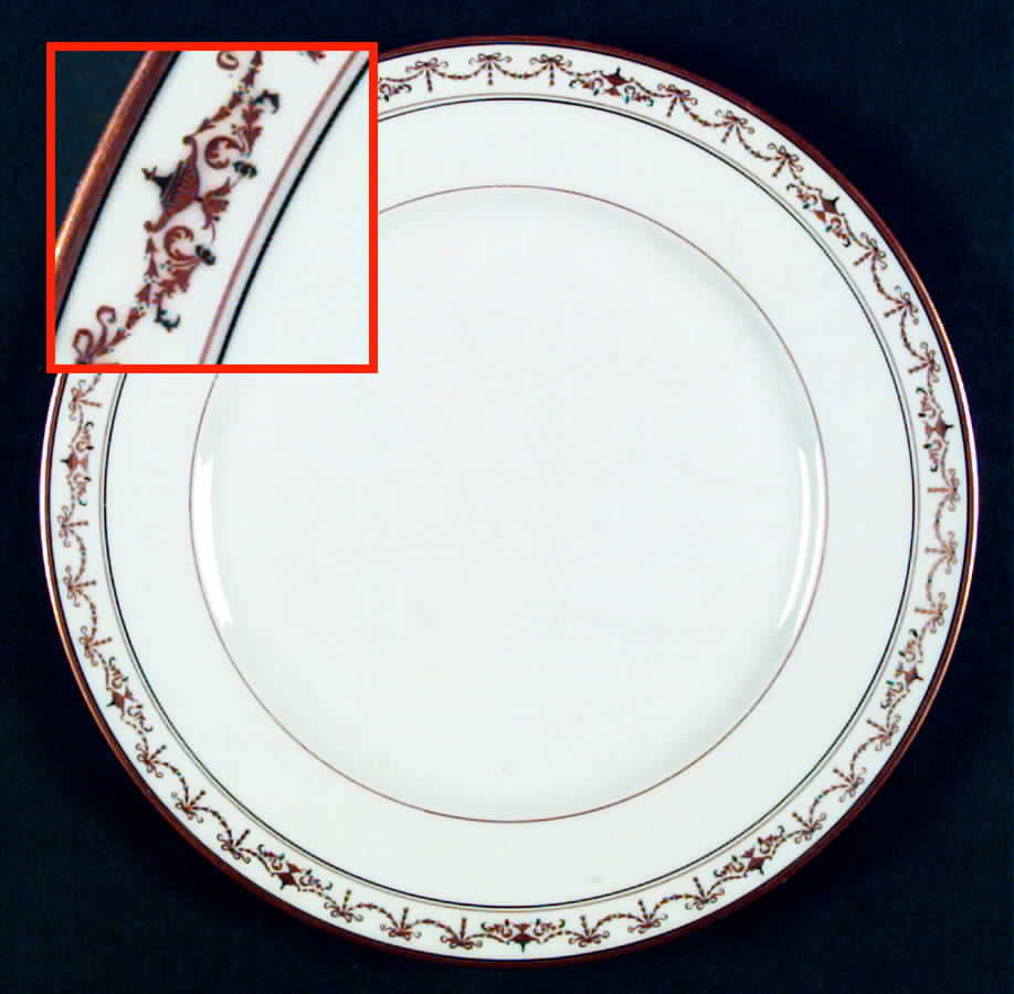 Amphores Dinner Plate by Ginori 1735-1