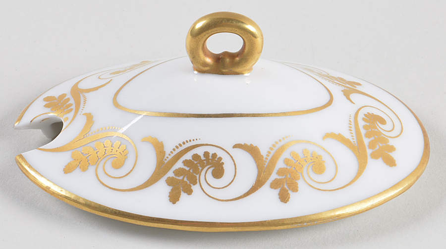 Aosta Lid for Oval Mustard W/Att Underplt by Ginori 1735-1