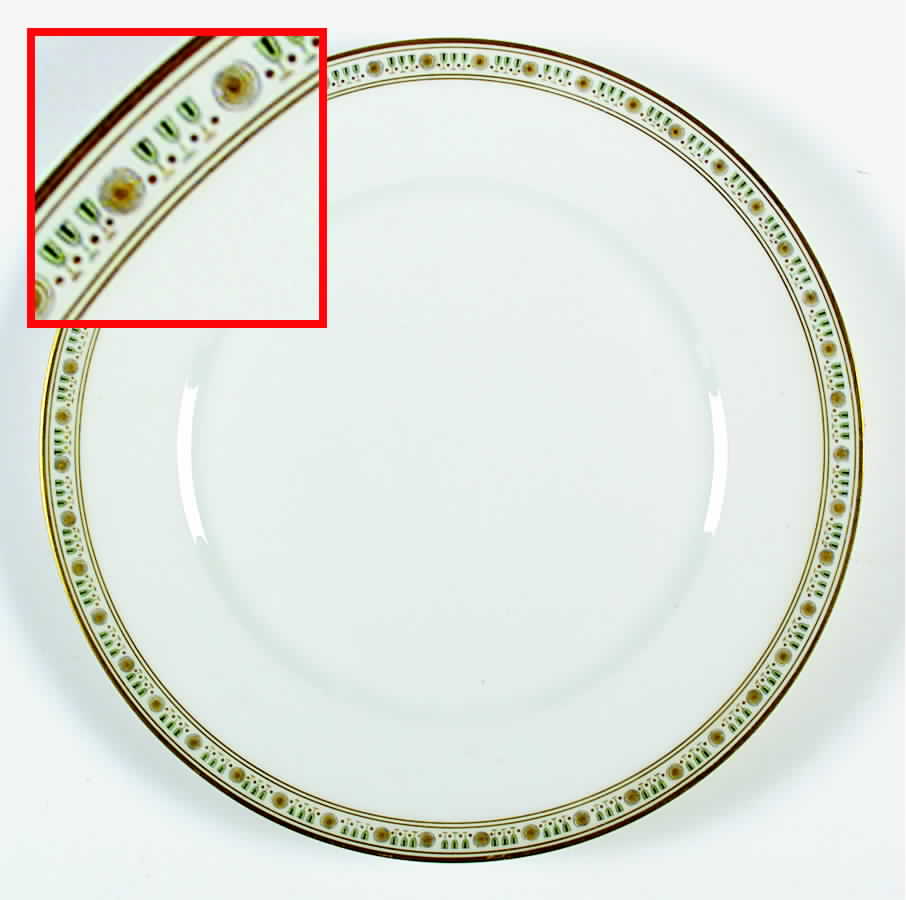 Arabian Dinner Plate by Ginori 1735-1