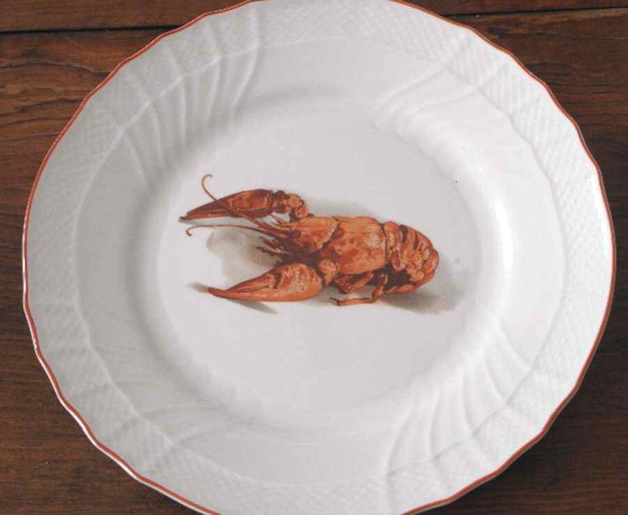 Aragosta Dinner Plate by Ginori 1735-1