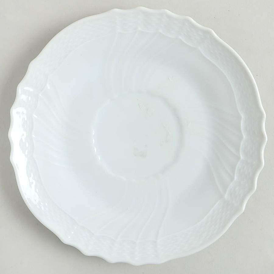 Bianco White (Vecchio Ginori Shape) Saucer for Oversized Cup by Ginori 1735-1