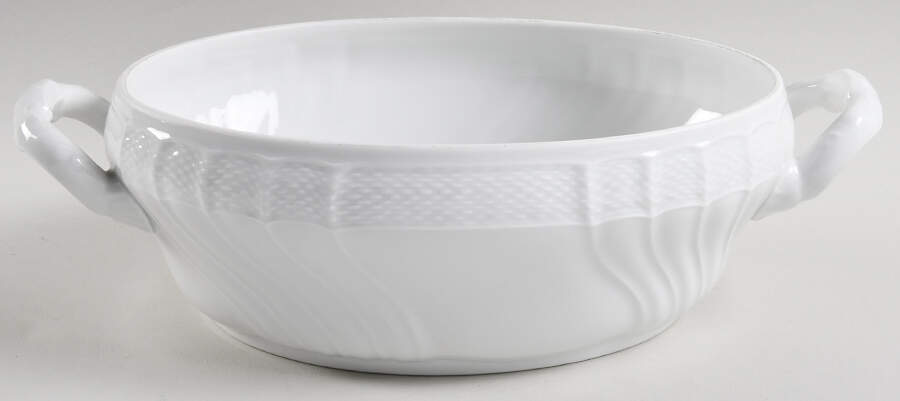 Bianco White (Vecchio Ginori Shape) Oval Vegetable No Lid by Ginori 1735-1