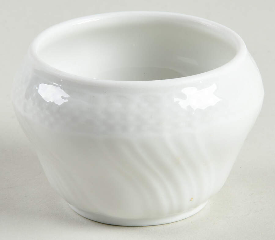 Bianco White (Vecchio Ginori Shape) Individual Sugar Bowl No Lid by Ginori 1735-1