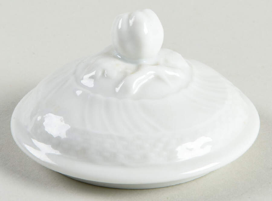 Bianco White (Vecchio Ginori Shape) Lid for Individual Sugar Bowl by Ginori 1735-1