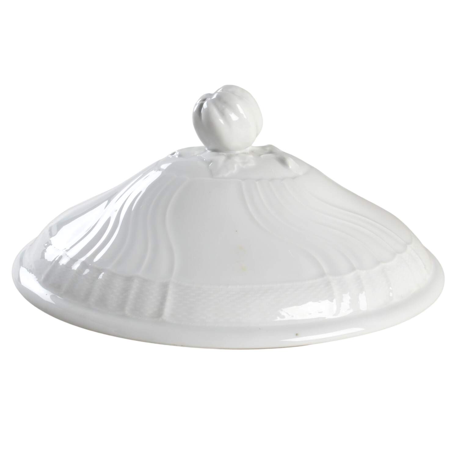 Bianco White (Vecchio Ginori Shape) Lid for Oval Tureen by Ginori 1735-1