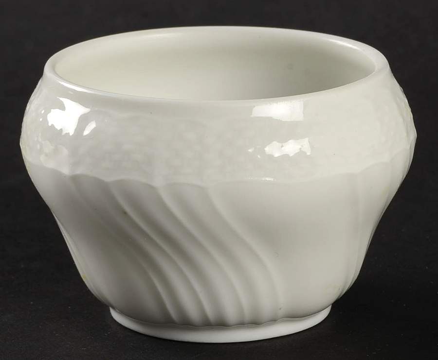 Bianco White (Vecchio Ginori Shape) Individual Open Sugar Bowl by Ginori 1735-1