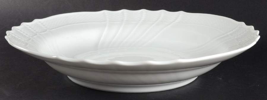 Bianco White (Vecchio Ginori Shape) 12" Pasta Serving Bowl by Ginori 1735-1