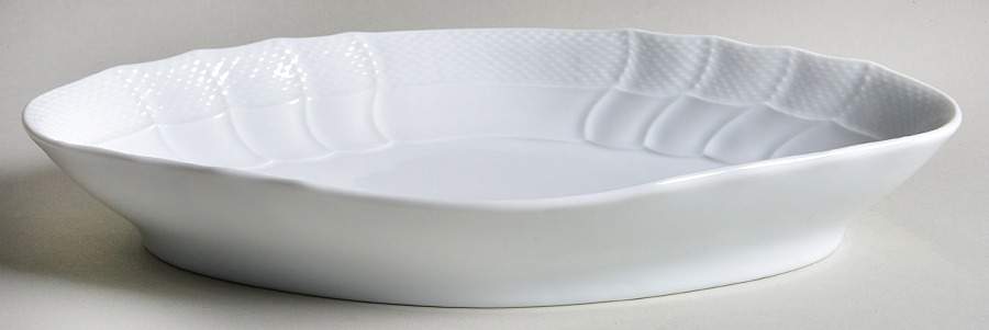 Bianco White (Vecchio Ginori Shape) Pickle Dish by Ginori 1735-1