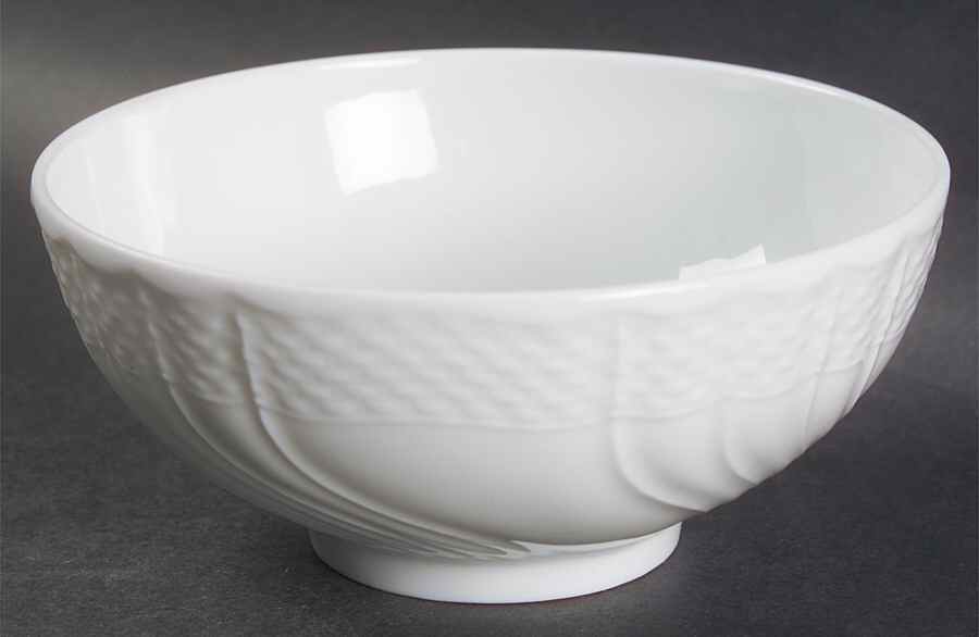 Bianco White (Vecchio Ginori Shape) Fruit/Dessert (Sauce) Bowl by Ginori 1735-1