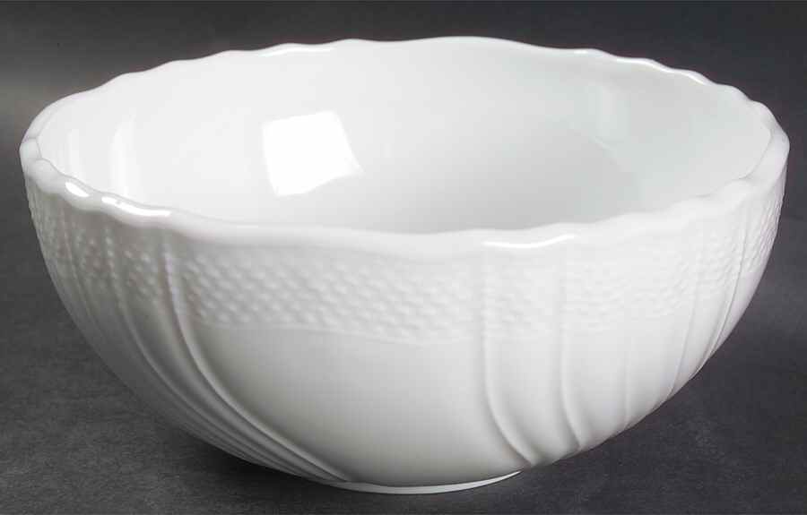 Bianco White (Vecchio Ginori Shape) 6" Pasta Serving Bowl by Ginori 1735-1