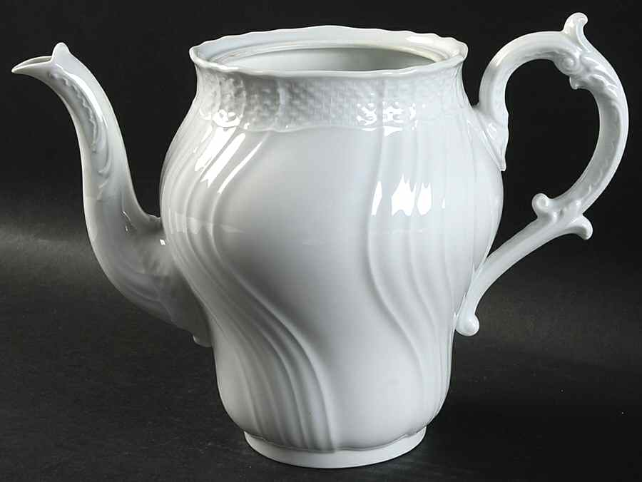 Bianco White (Vecchio Ginori Shape) Coffee Pot No Lid by Ginori 1735-1