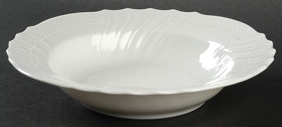Bianco White (Vecchio Ginori Shape) Rim Soup Bowl by Ginori 1735-1