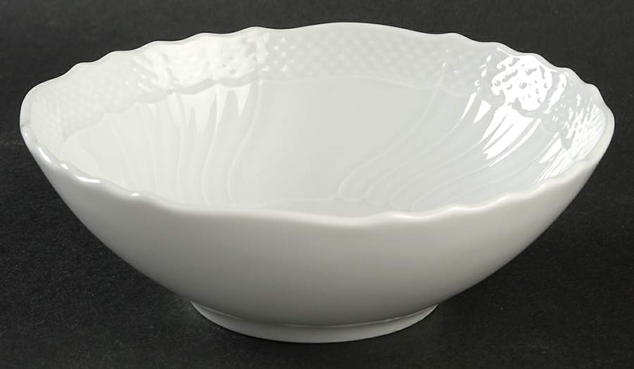 Bianco White (Vecchio Ginori Shape) Fruit/Dessert (Sauce) Bowl by Ginori 1735-1