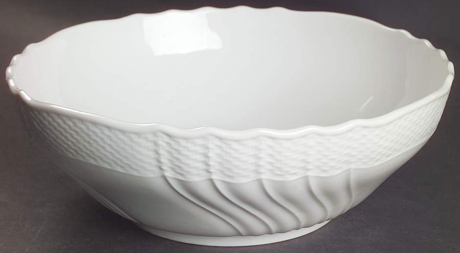 Bianco White (Vecchio Ginori Shape) 9" Round Vegetable Bowl by Ginori 1735-1