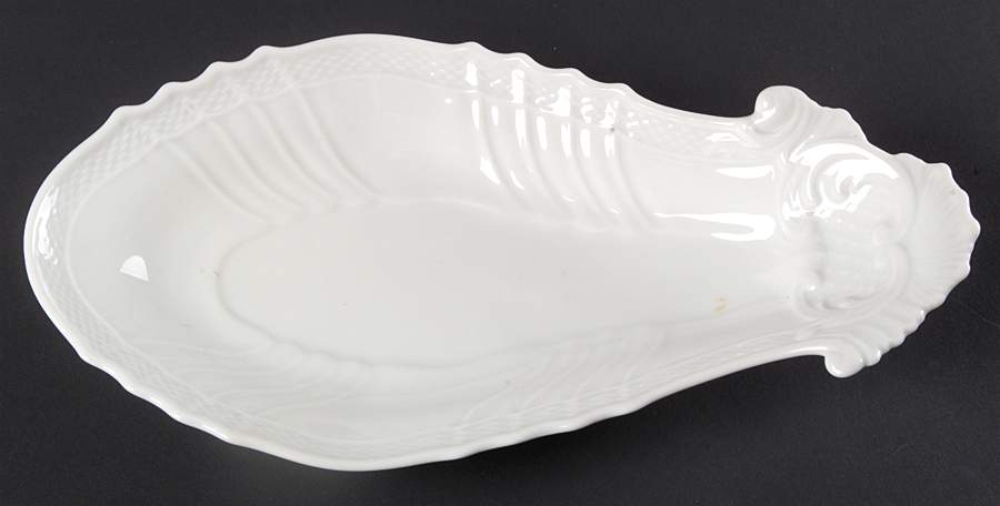 Bianco White (Vecchio Ginori Shape) Pickle Dish by Ginori 1735-1
