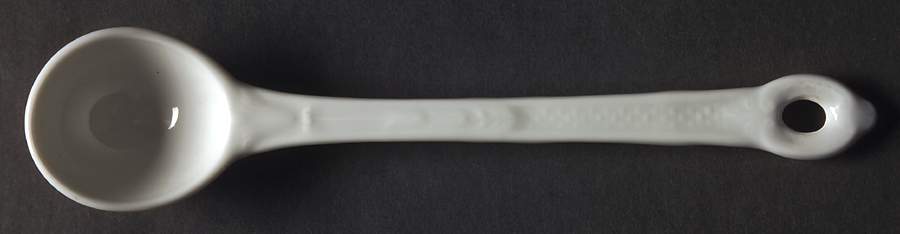 Bianco White (Vecchio Ginori Shape) Gravy Ladle Solid Piece by Ginori 1735-1