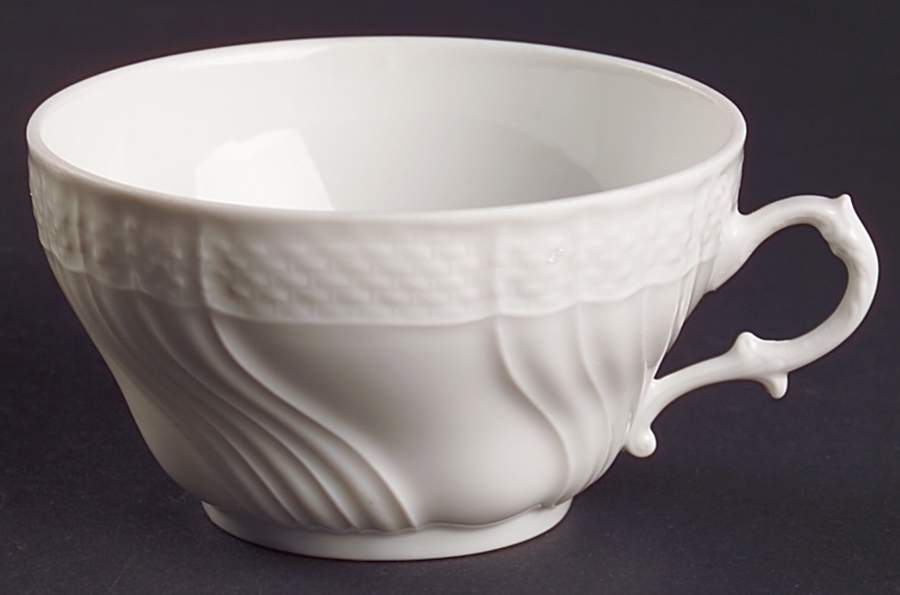 Bianco White (Vecchio Ginori Shape) Flat Cup by Ginori 1735-1