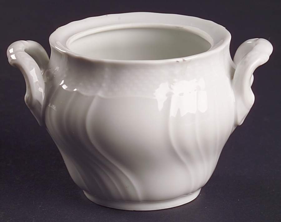 Bianco White (Vecchio Ginori Shape) Mini Sugar Bowl No Lid by Ginori 1735-1