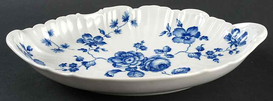 Blue Rose Tray by Ginori 1735-1