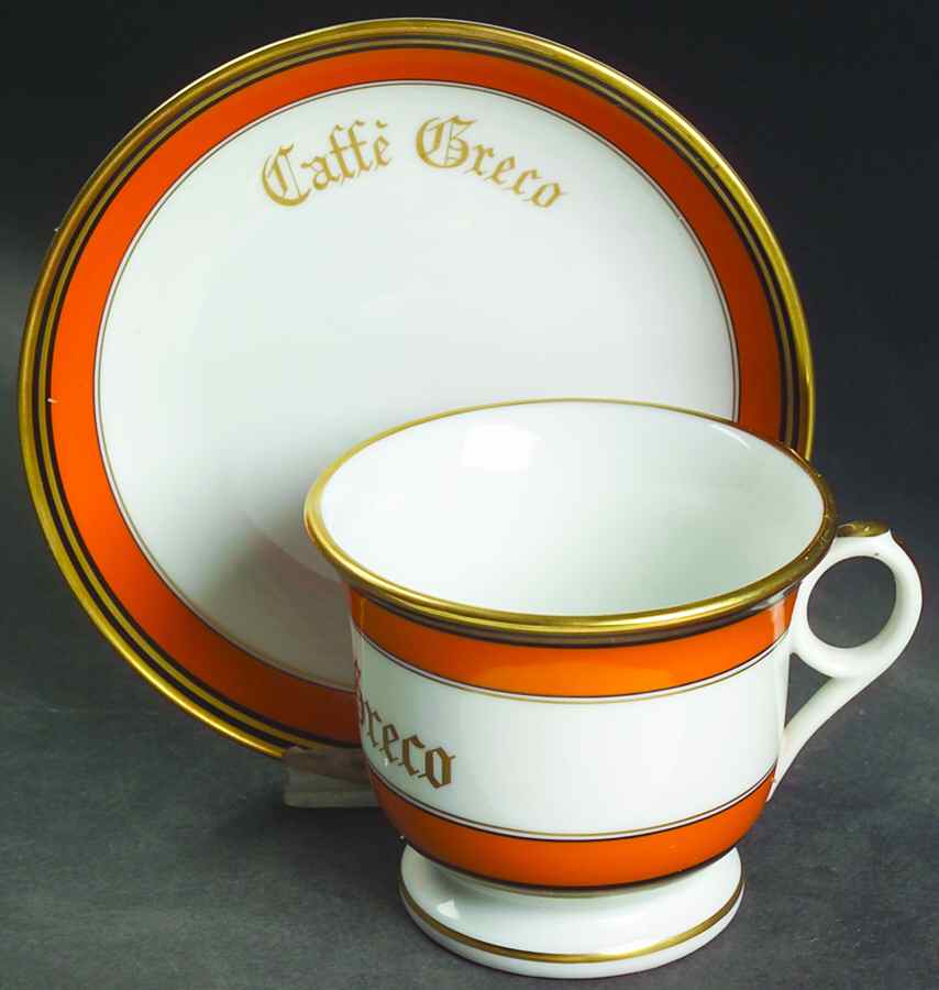 Caffe Greco Breakfast Cup & Saucer Set by Ginori 1735-1