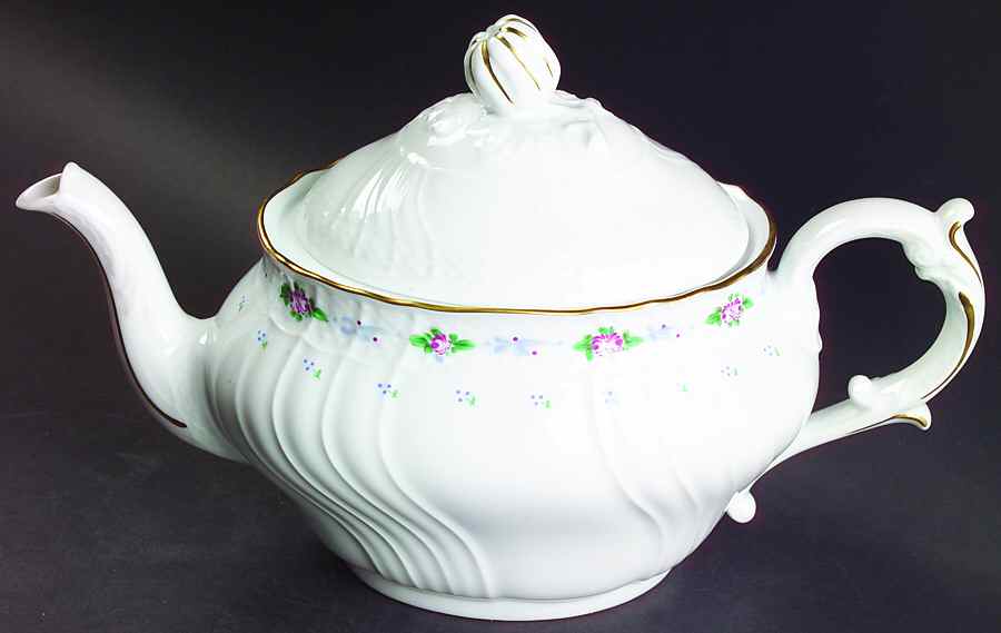 Capri (Scalloped Edge) Teapot & Lid by Ginori 1735-1