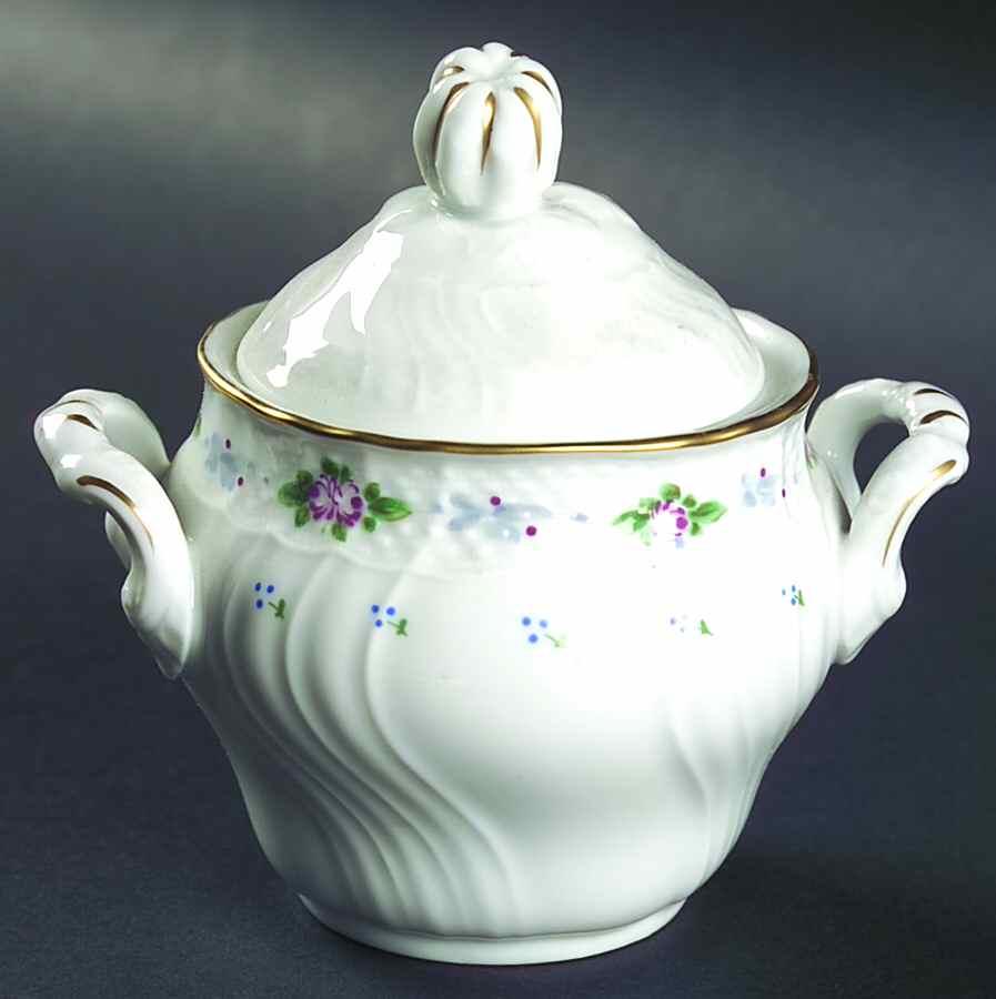 Capri (Scalloped Edge) Sugar Bowl & Lid by Ginori 1735-1