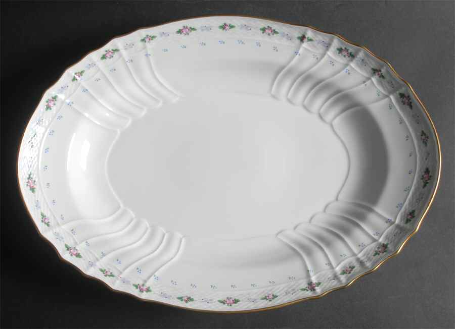 Capri (Scalloped Edge) 16" Oval Serving Platter by Ginori 1735-1