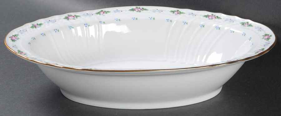 Capri (Scalloped Edge) 10" Oval Vegetable Bowl by Ginori 1735-1