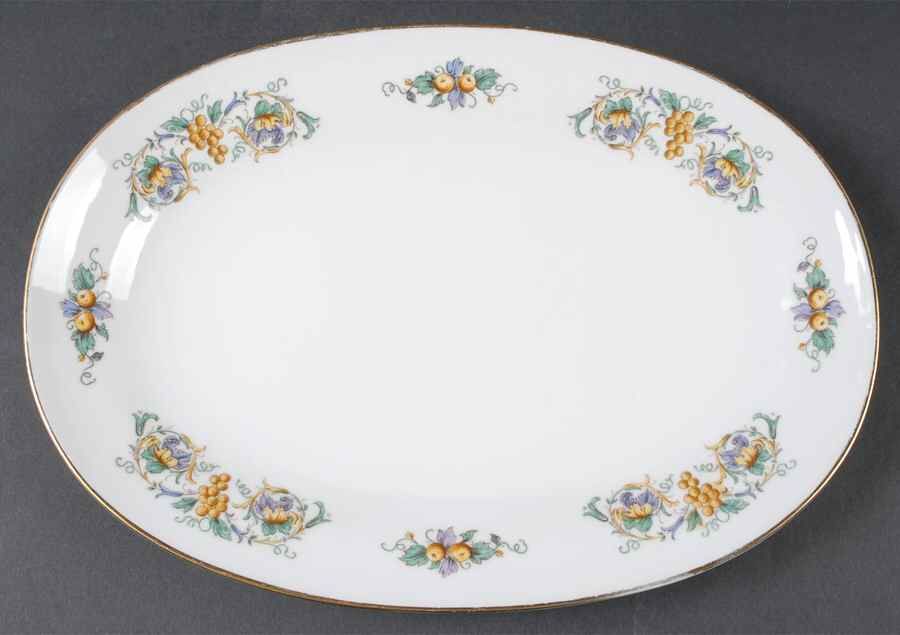 Capri (Smooth Edge) 12" Oval Serving Platter by Ginori 1735-1