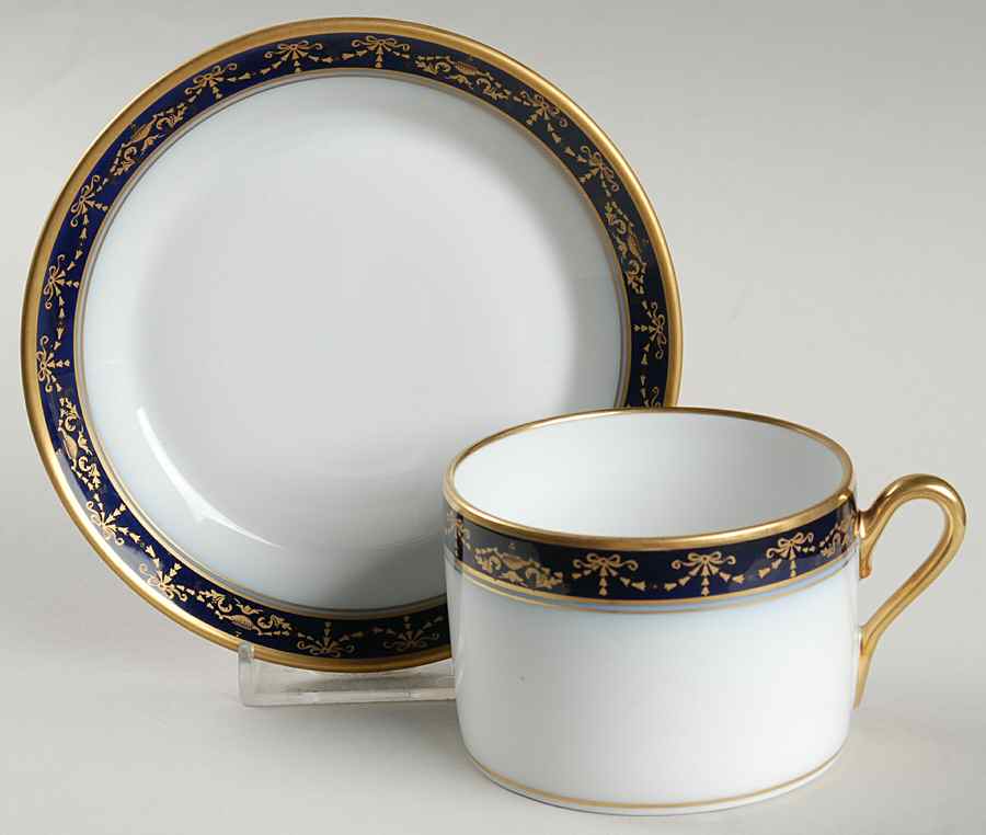Castello Flat Cup & Saucer Set by Ginori 1735-1