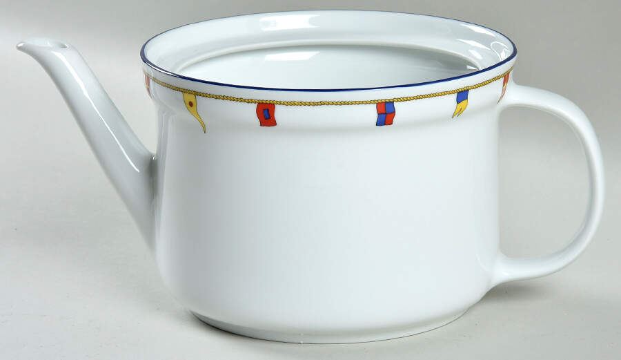 Clipper Teapot No Lid by Ginori 1735-1