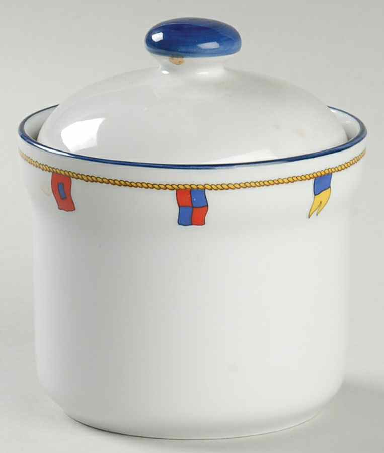 Clipper Sugar Bowl & Lid by Ginori 1735-1