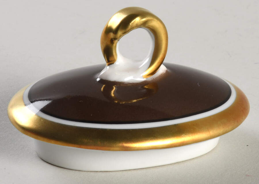 Contessa Brown Lid for Sugar Bowl by Ginori 1735-1