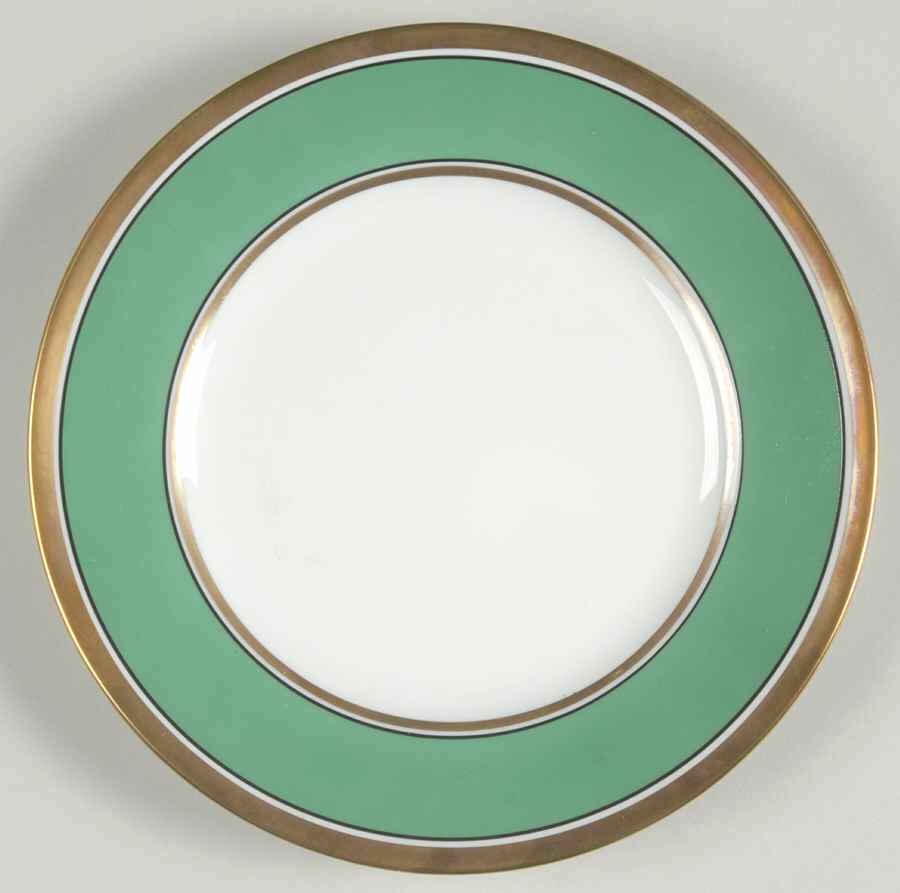 Contessa Green Bread & Butter Plate by Ginori 1735-1