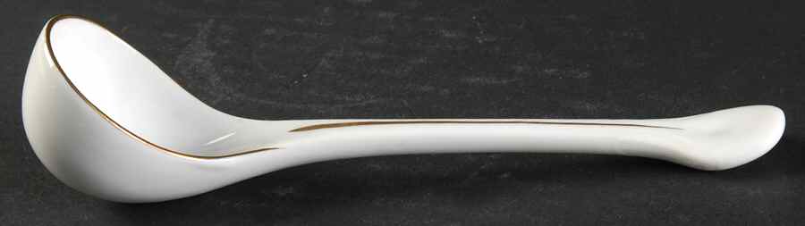 Contessa Green Gravy Ladle Solid Piece by Ginori 1735-1