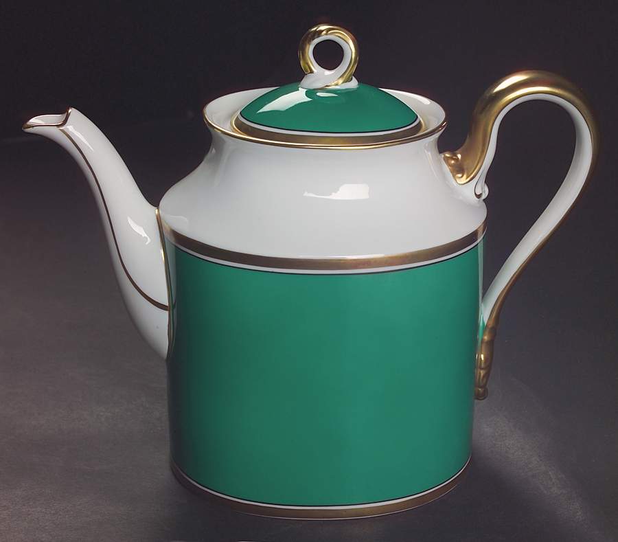 Contessa Green Coffee Pot & Lid by Ginori 1735-1