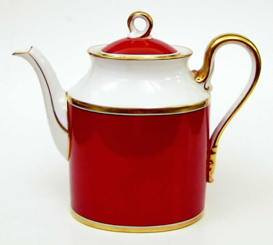 Contessa Rust Red Coffee Pot & Lid by Ginori 1735-1