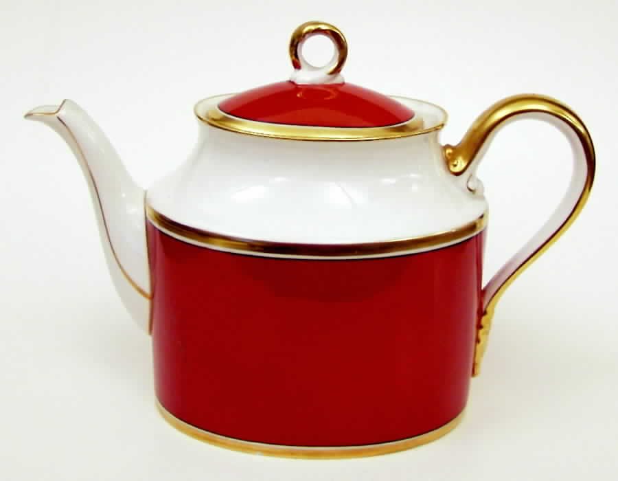 Contessa Rust Red Teapot & Lid by Ginori 1735-1