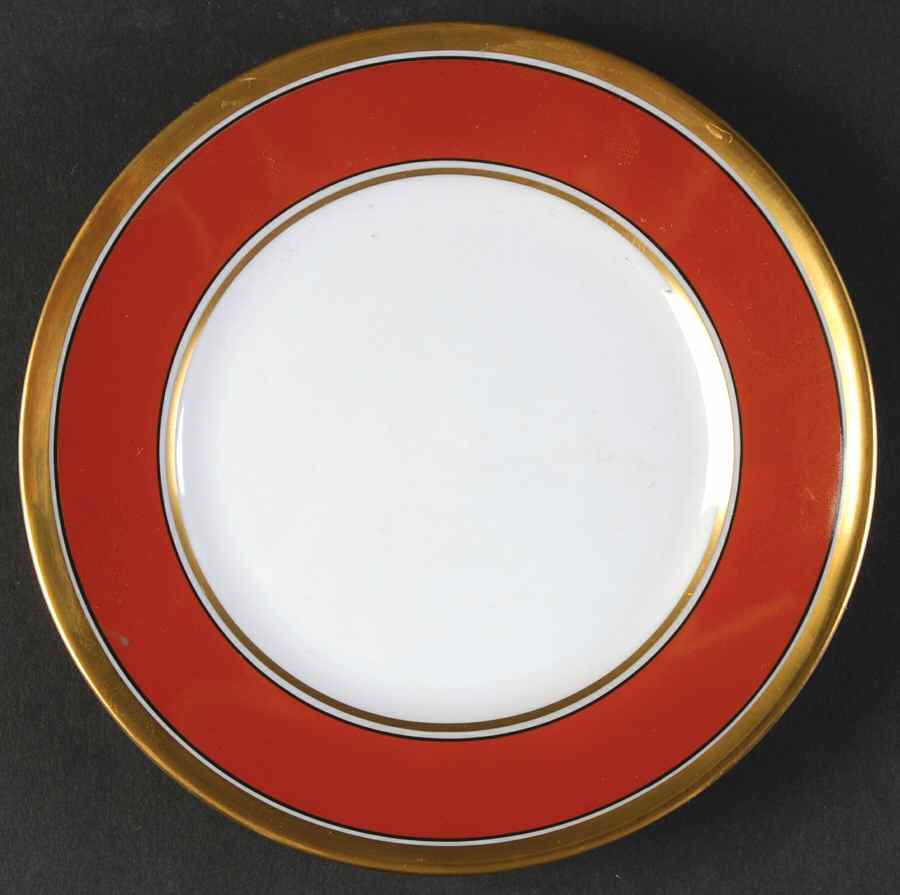 Contessa Rust Red Bread & Butter Plate by Ginori 1735-1