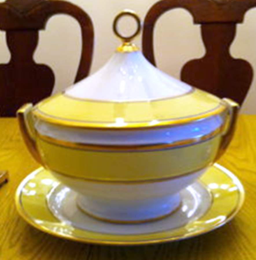 Contessa Yellow Tureen &  Lid by Ginori 1735-1